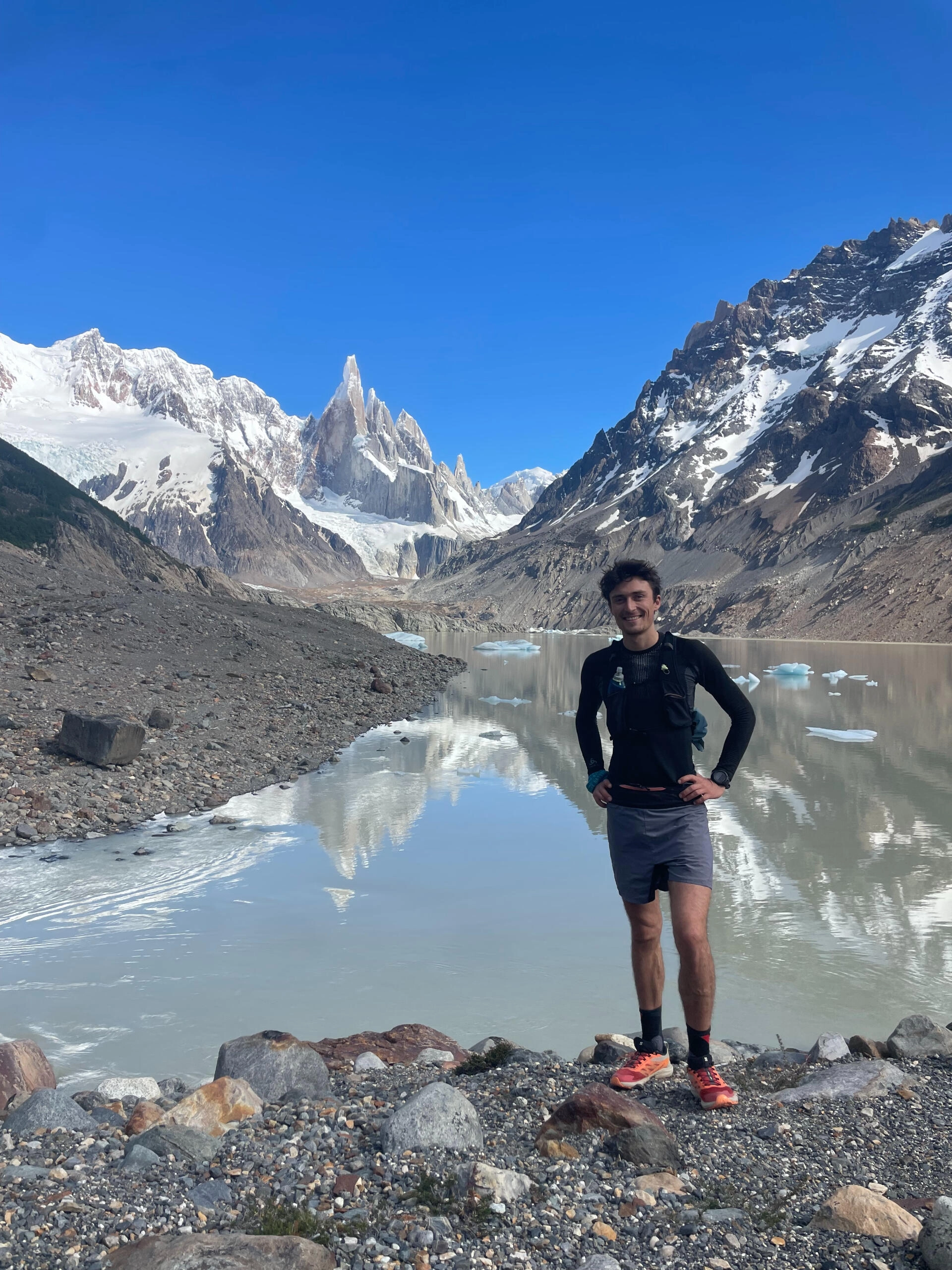 Portrait de Lucilien Grenier en haute montagne